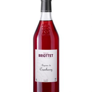 Briottet Liqueur de Cranberry canneberge artisanale