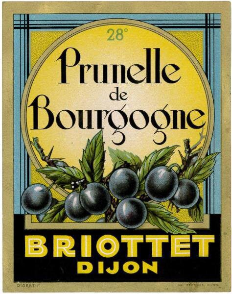 Eau de Vie de Vieille Prune Briottet, liquoriste français et indépendant