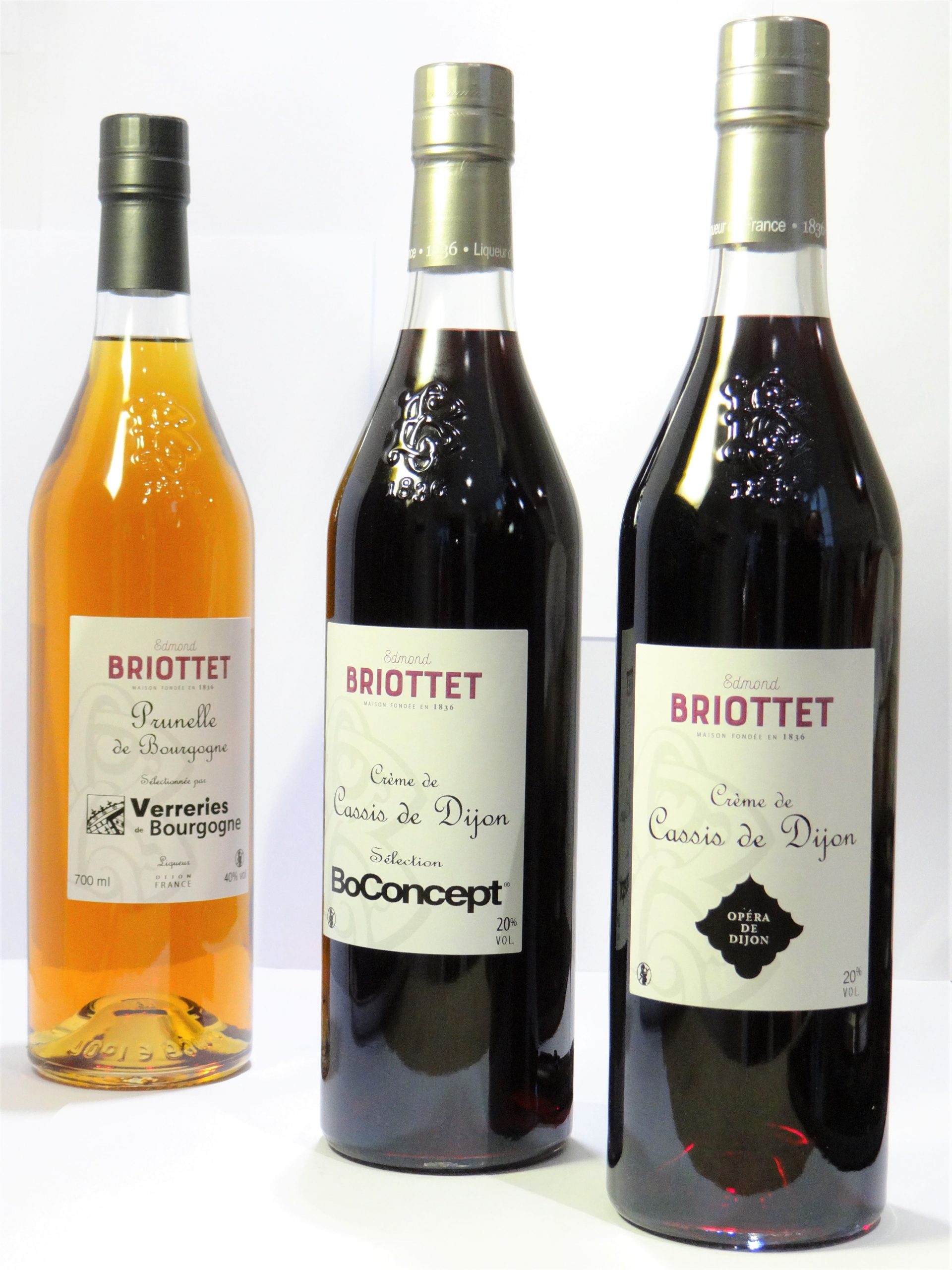 Briottet bouteilles liqueurs étiquette personnalisée