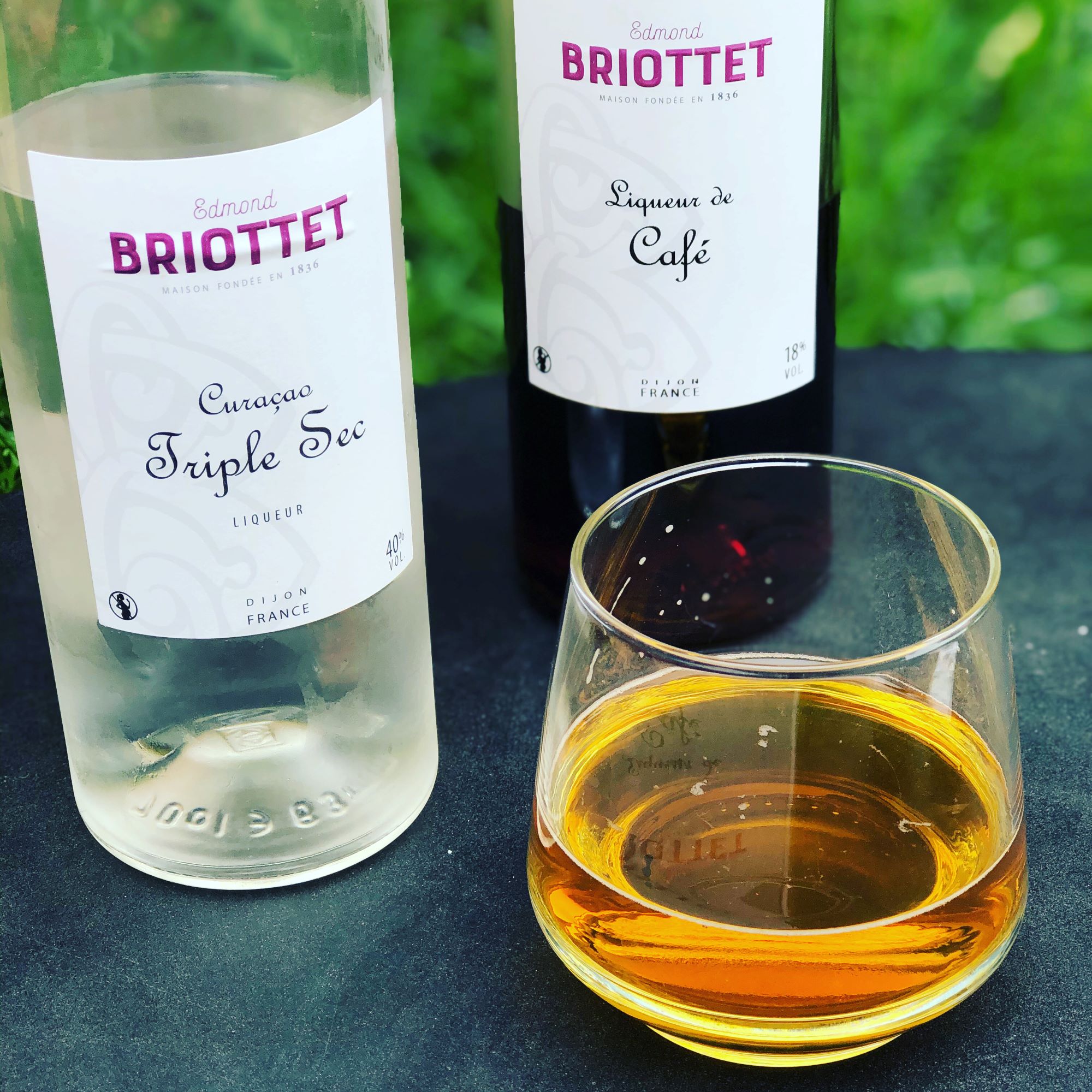 Cocktail Briottet avec Curaçao Triple Sec et Liqueur de Café