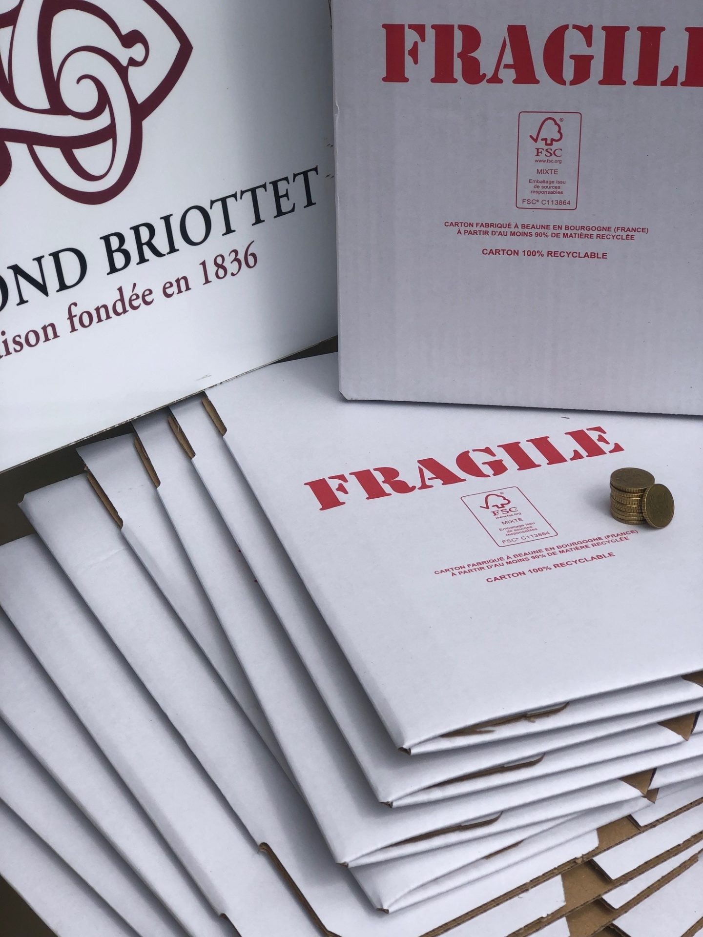 carton liqueurs artisanales Maison Briottet