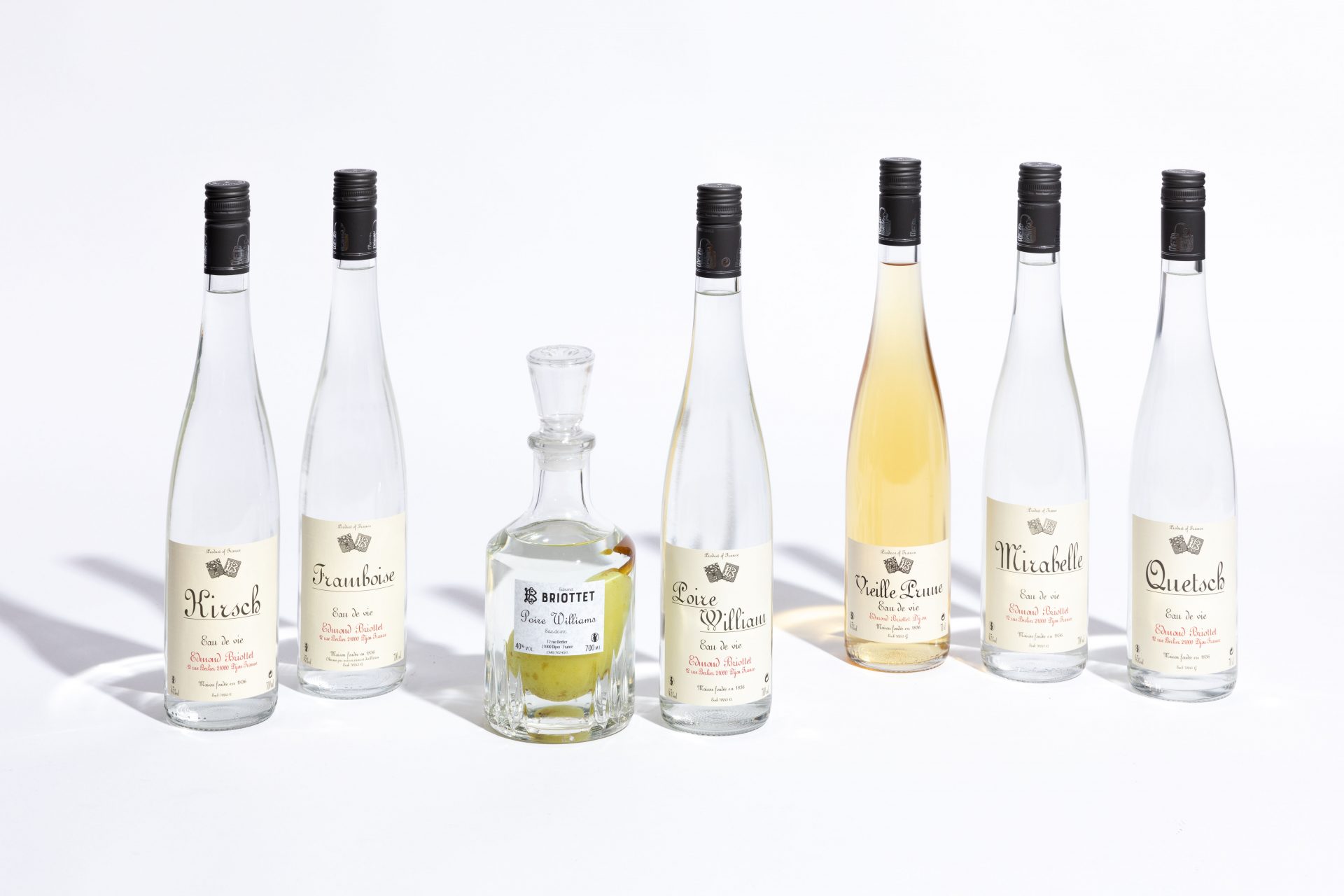 Alcool pour Fruits de la Maison Briottet, liquoriste français indépendant