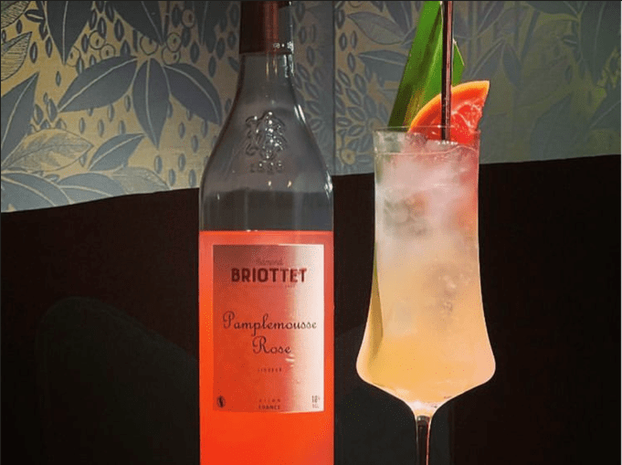 recette cocktail liqueur de pamplemousse rose briottet