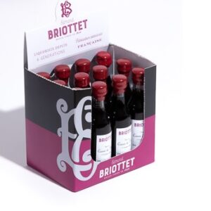 mignonette petite bouteille creme de cassis briottet