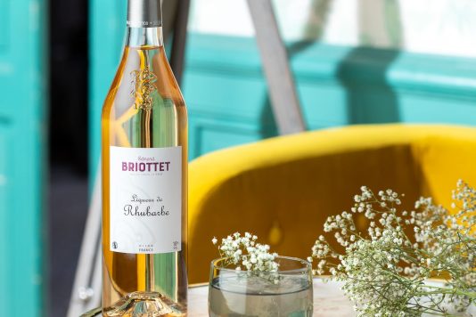 spring sab's cocktail avec liqueur rhubarbe briottet