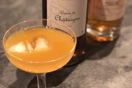 Cocktail Castagne Briottet Liqueur de Châtaigne briottet