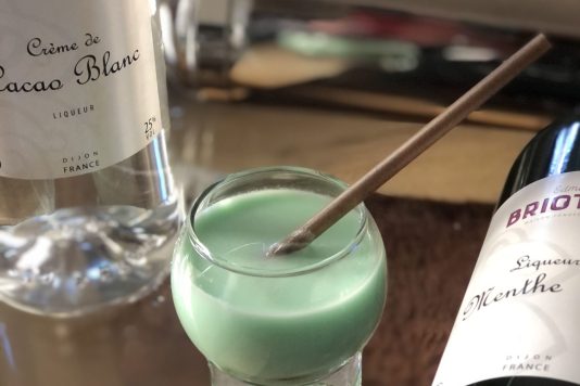Cocktail Grasshopper Liqueur de Menthe verte Briottet