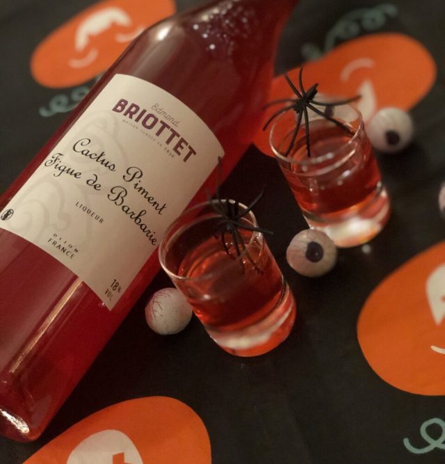 Shot d'Halloween Briottet Liqueur Cactus Piment Figue de Barbarie