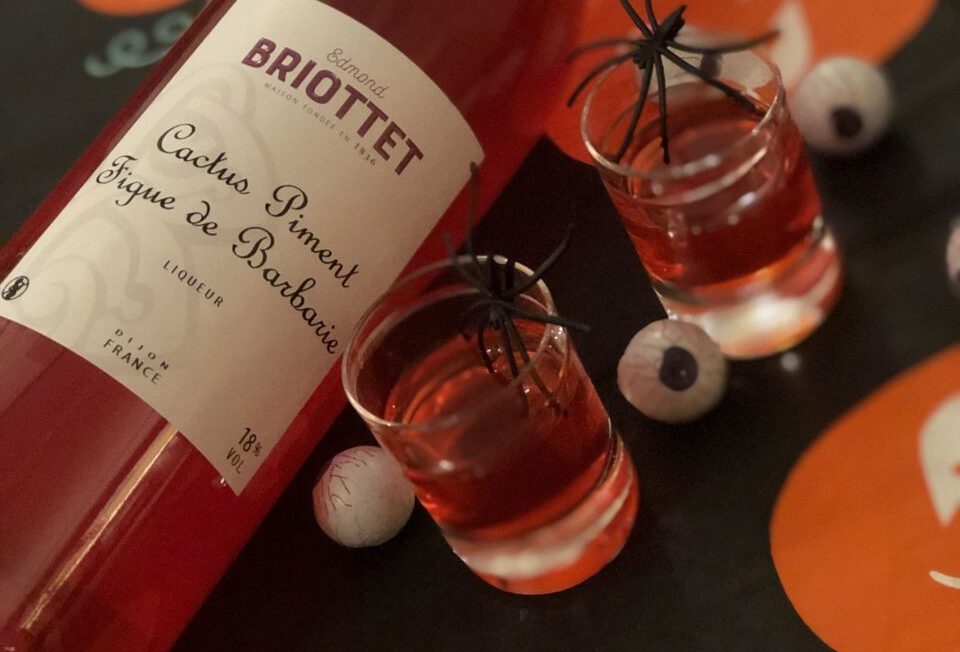 Shot d'Halloween Briottet Liqueur Cactus Piment Figue de Barbarie