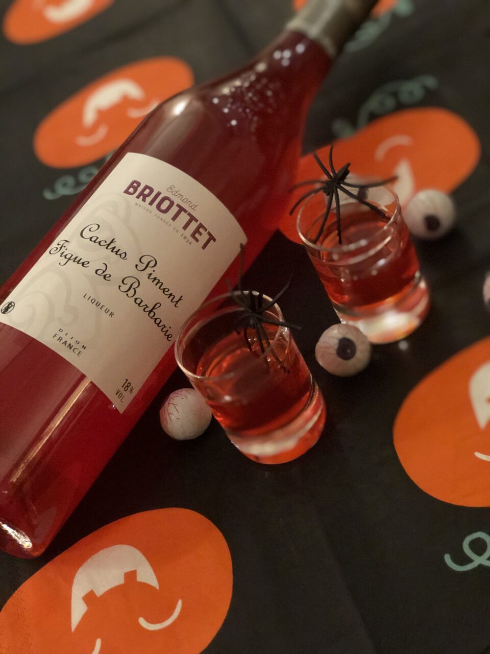 Shot d'Halloween Briottet Liqueur Cactus Piment Figue de Barbarie