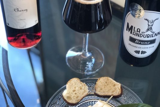 cocktail Cherry beer avec liqueur de Cherry Briottet et bière