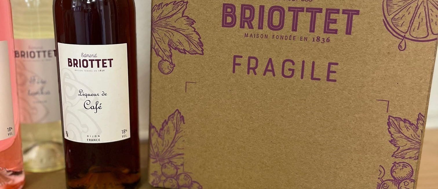 nouveau carton pour bouteilles briottet kraft eco-conçu et décoré