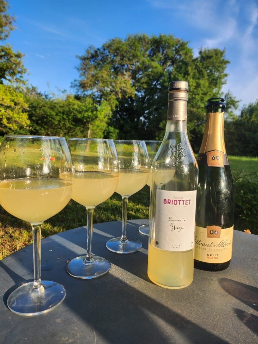 cocktail yuzu spritz